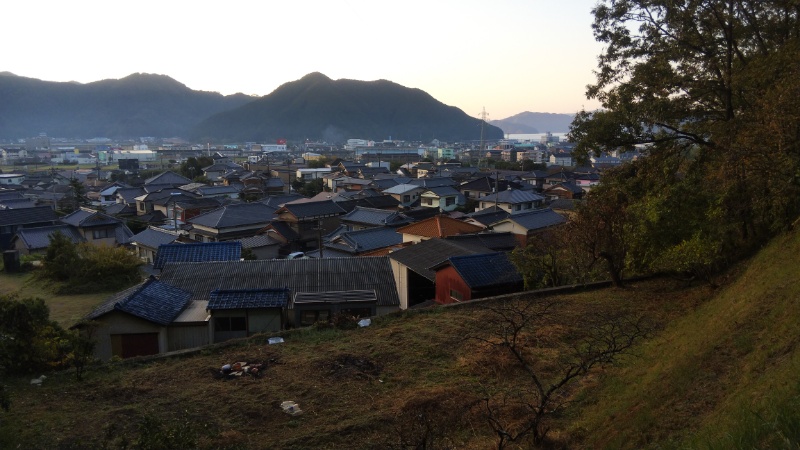 遍路道からの景色