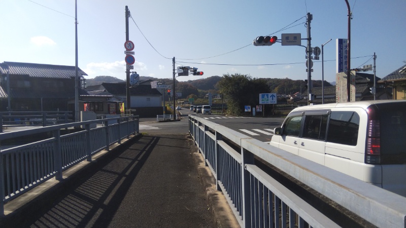 遍路道への交差点